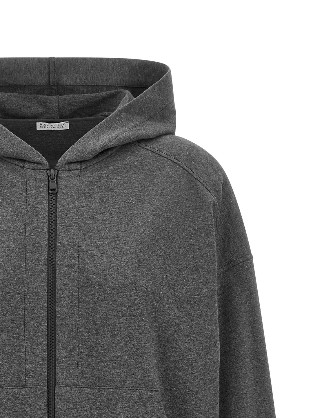 Women’s Brunello Cucinelli Gray Cotton Sweatshirt