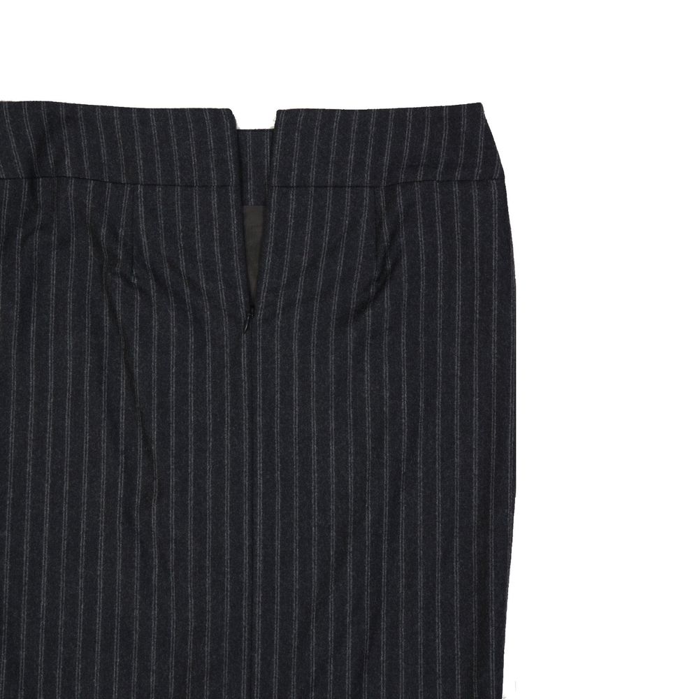 Women’s Brunello Cucinelli Gray Virgin Wool Long Skirt
