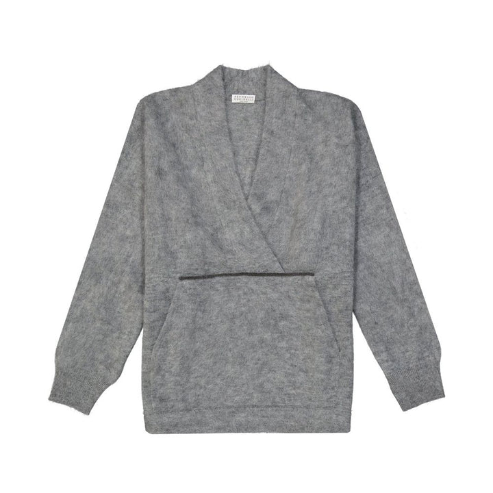Women’s Brunello Cucinelli Gray Wool Sweatshirt