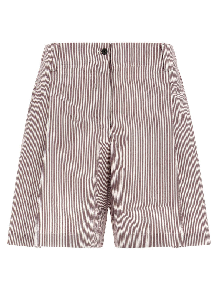 Women’s Brunello Cucinelli Multicolor Cotton Bermuda Shorts