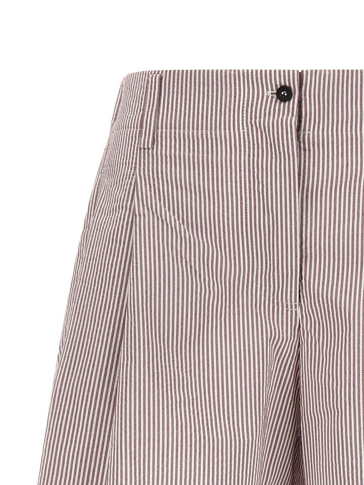 Women’s Brunello Cucinelli Multicolor Cotton Bermuda Shorts