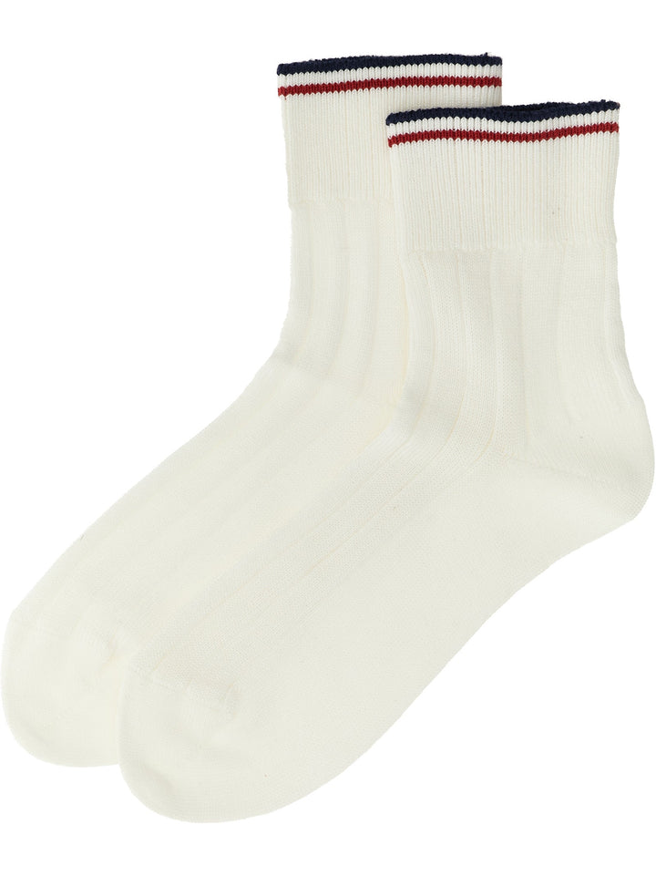 Women’s Brunello Cucinelli White Cotton Socks