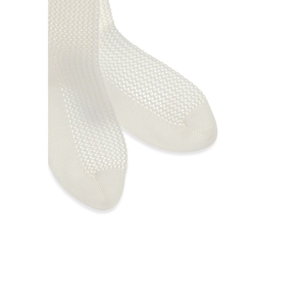 Women’s Brunello Cucinelli White Cotton Socks