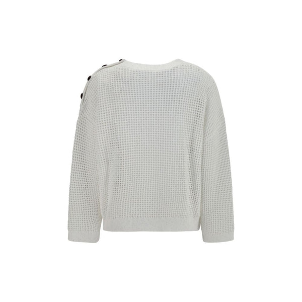 Women’s Brunello Cucinelli White Cotton Sweatshirt