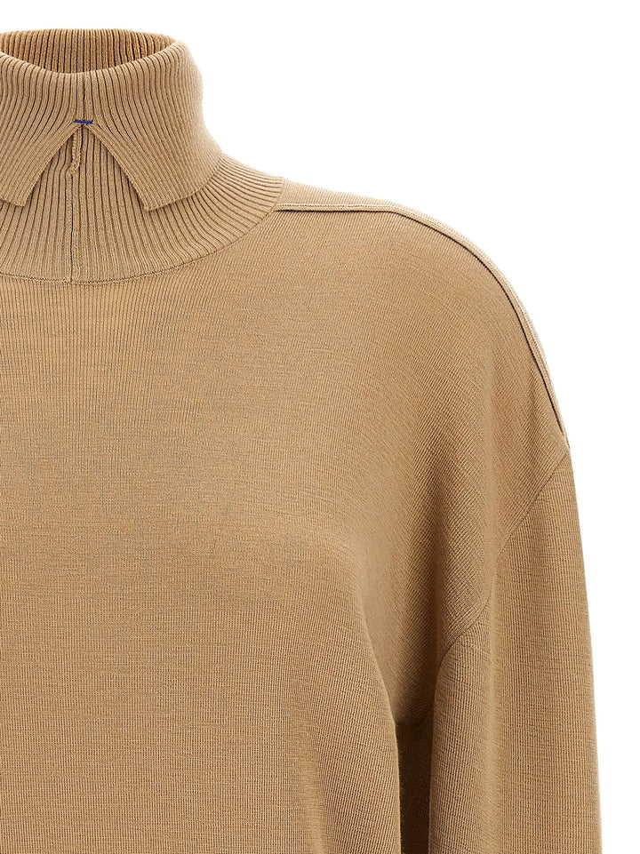 Women’s Burberry Beige Wool Cardigan
