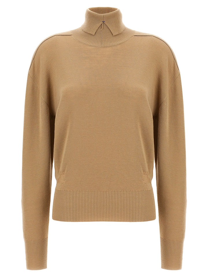 Women’s Burberry Beige Wool Cardigan