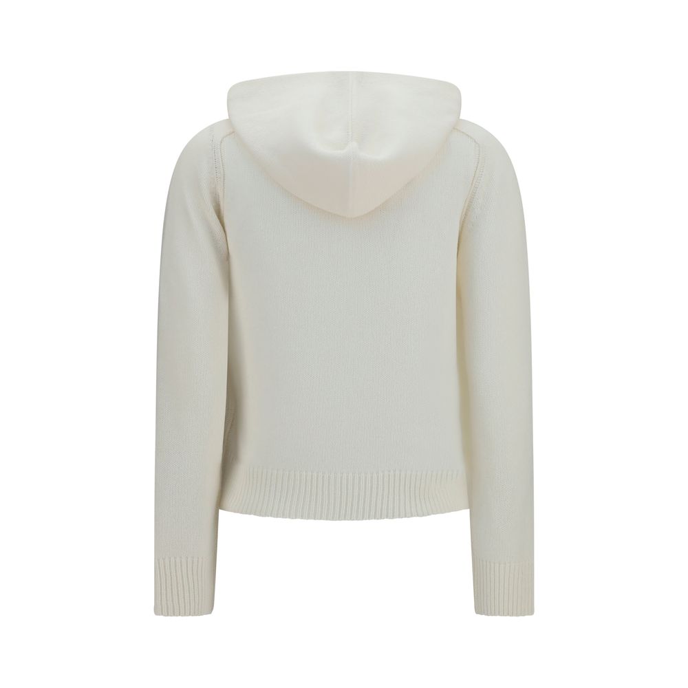 Women’s Burberry Beige Wool Oves Aries Hoodie