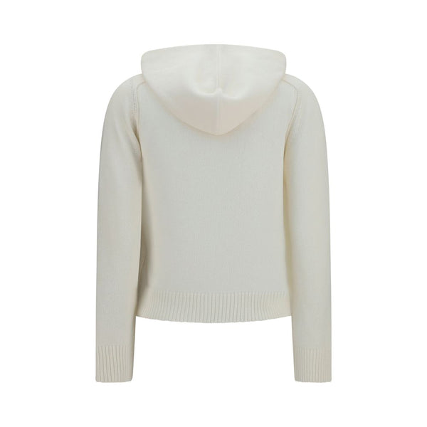 Women’s Burberry Beige Wool Oves Aries Hoodie