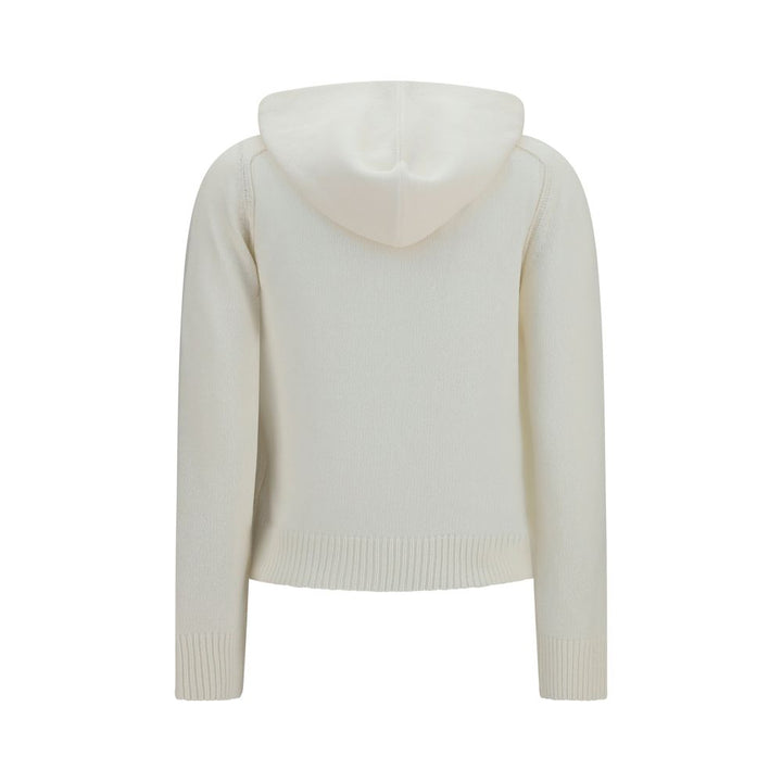 Women’s Burberry Beige Wool Oves Aries Hoodie
