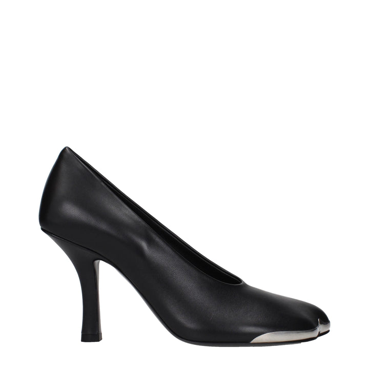 Women’s Burberry Black Leather High Heel Pumps