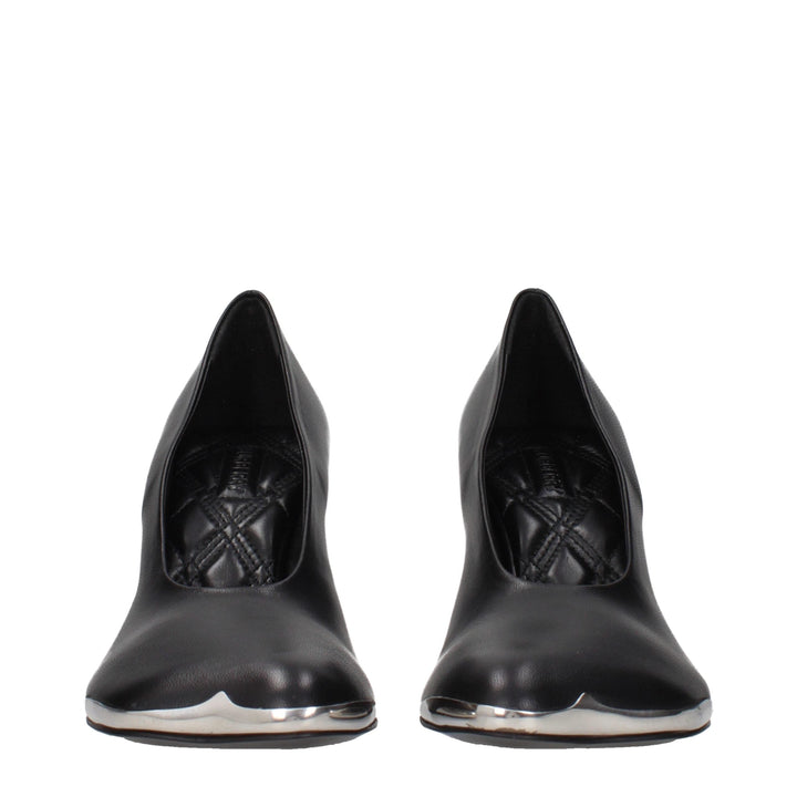 Women’s Burberry Black Leather High Heel Pumps