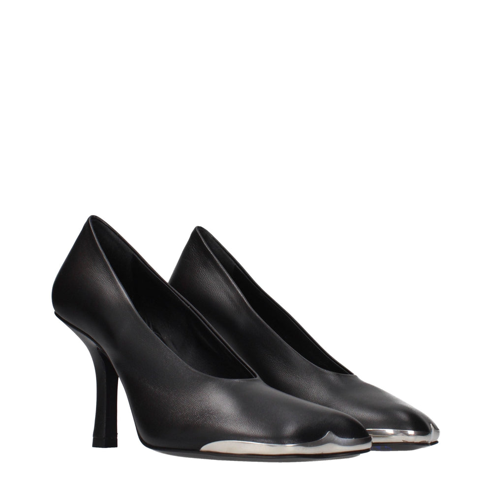 Women’s Burberry Black Leather High Heel Pumps