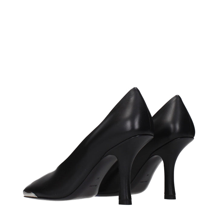 Women’s Burberry Black Leather High Heel Pumps