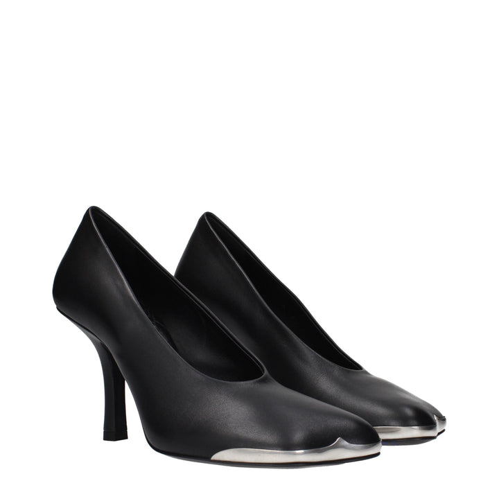 Women’s Burberry Black Leather High Heel Pumps