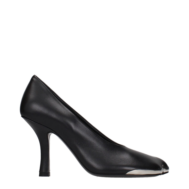 Women’s Burberry Black Leather High Heel Pumps