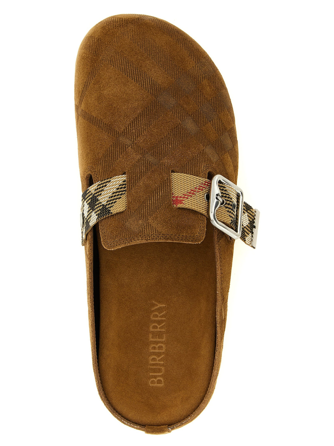 Women’s Burberry Brown Leather Clogs