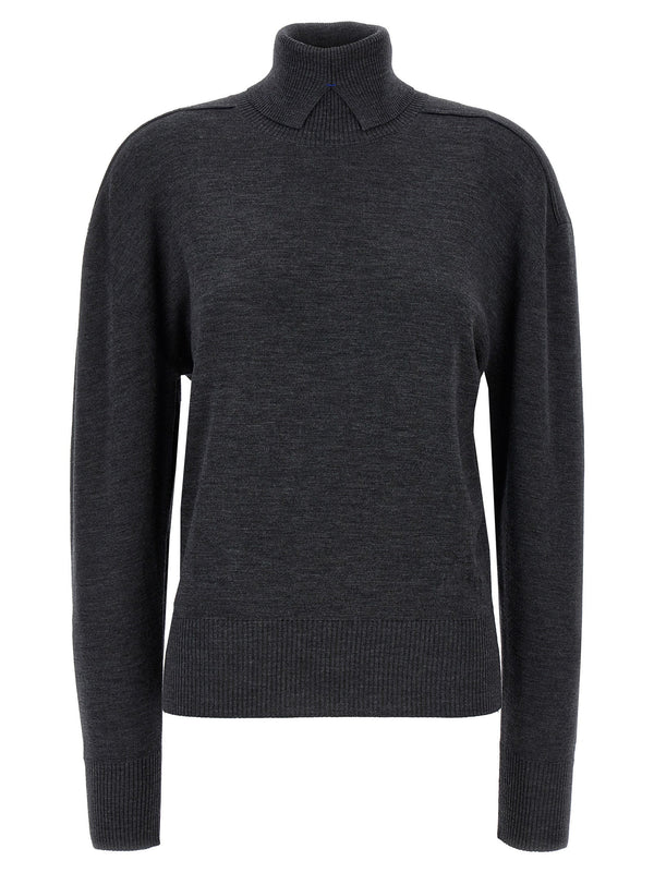 Women’s Burberry Gray Wool Cardigan