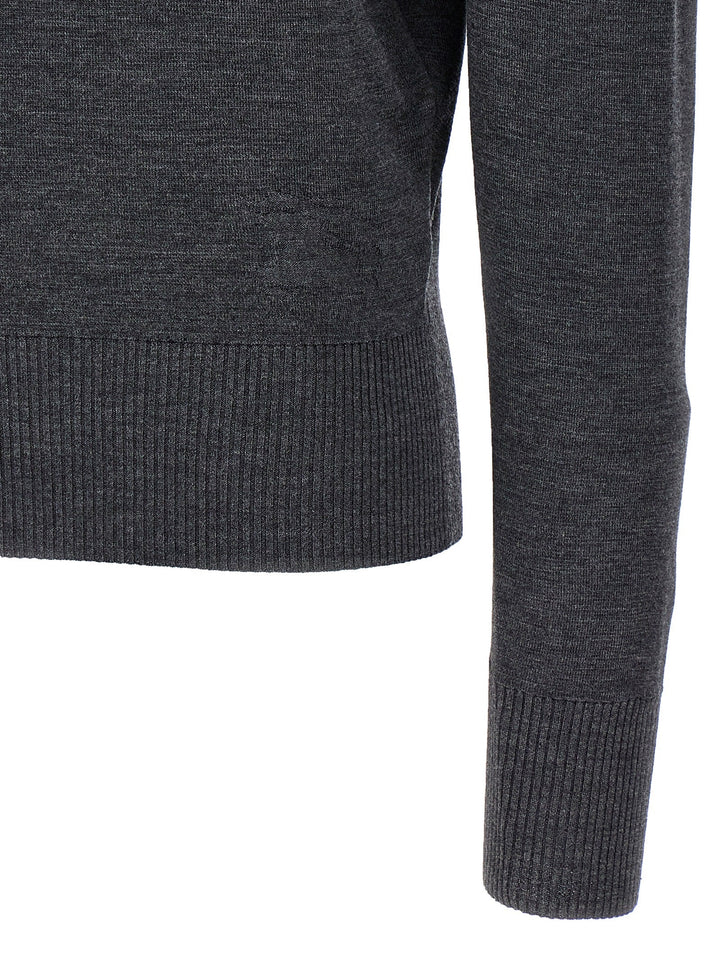 Women’s Burberry Gray Wool Cardigan