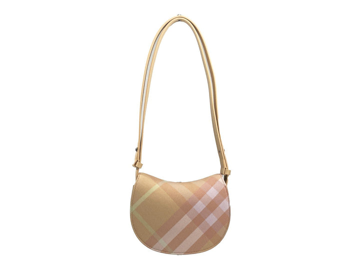 Women’s Burberry Mini Check Rocking Horse Crossbody Bag Purse