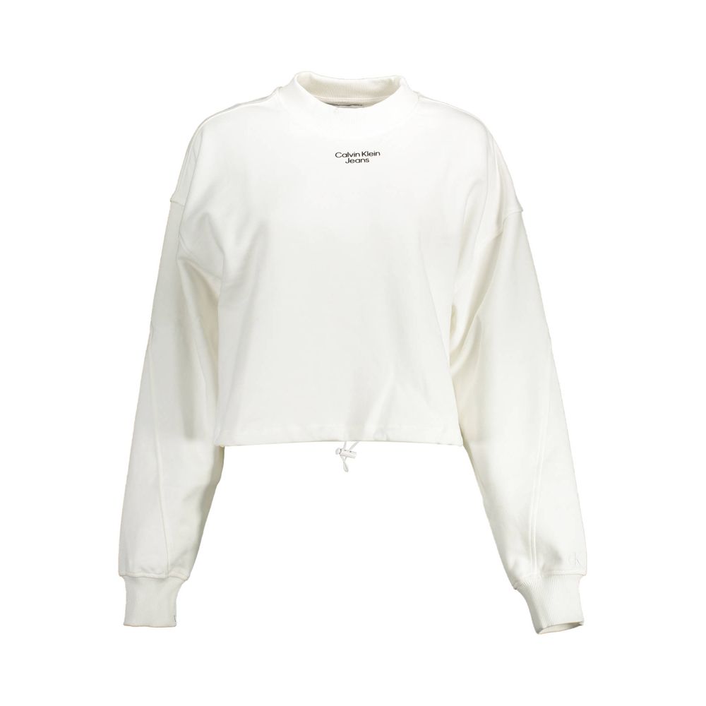Women’s Calvin Klein Bianco Cotton Woman Sweatshirt