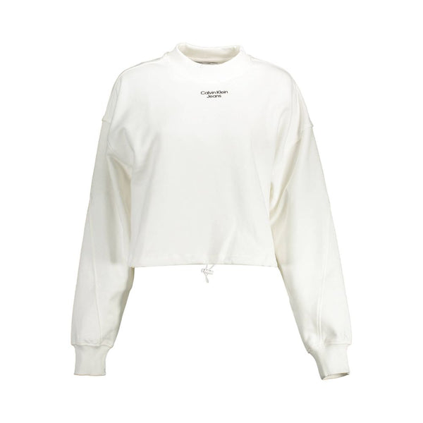 Women’s Calvin Klein Bianco Cotton Woman Sweatshirt