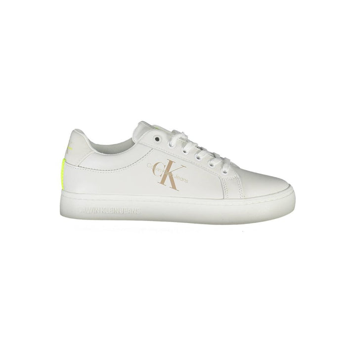 Calvin Klein Bianco Leather Women Sneaker