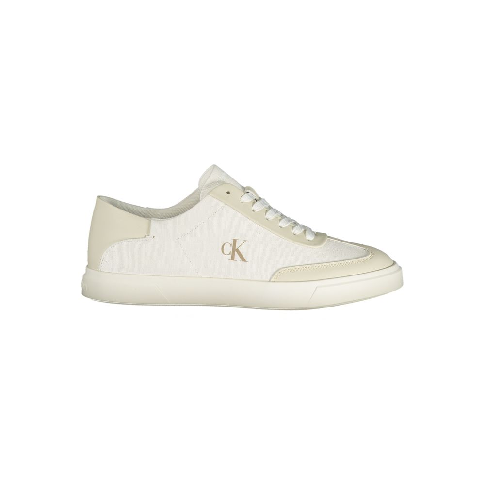 Women’s Calvin Klein Bianco Polyester Woman Sneaker