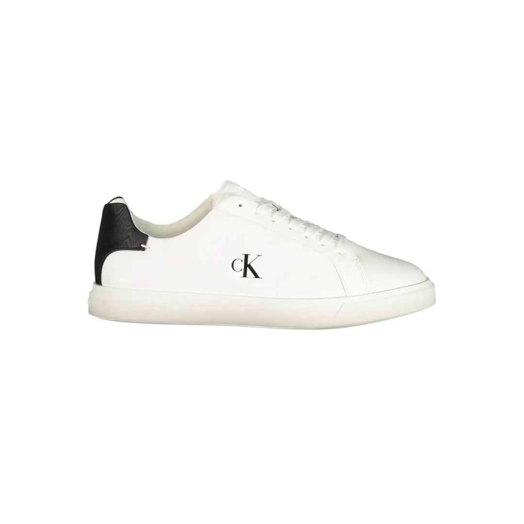 Women’s Calvin Klein Bianco Polyurethane Women Sneaker