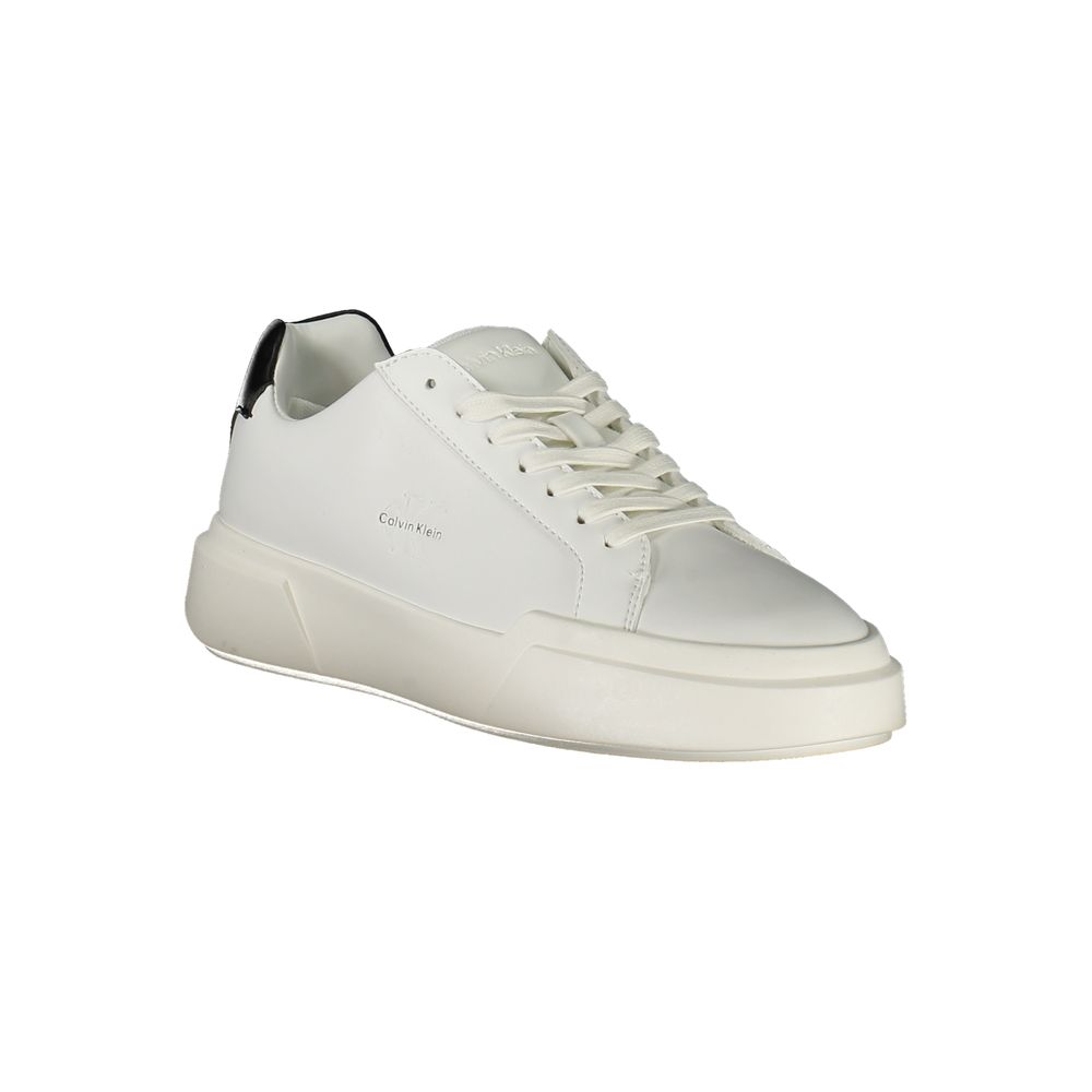 Women’s Calvin Klein Bianco Polyurethane Women Sneaker