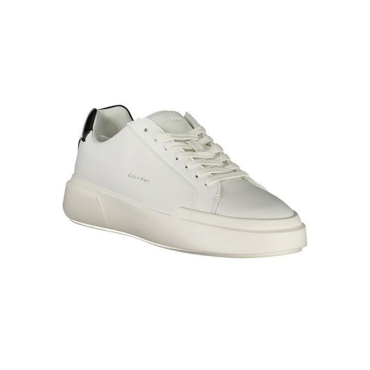 Women’s Calvin Klein Bianco Polyurethane Women Sneaker