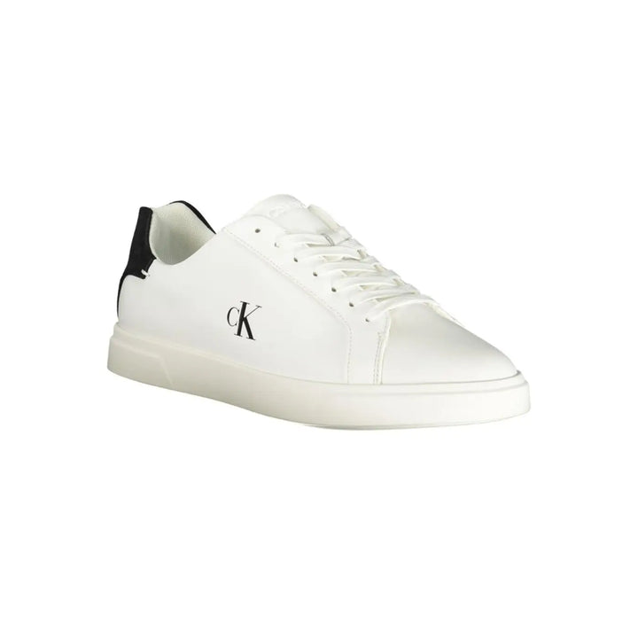 Women’s Calvin Klein Bianco Polyurethane Women Sneaker
