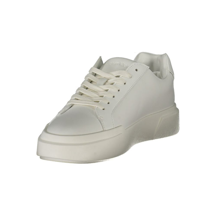Women’s Calvin Klein Bianco Polyurethane Women Sneaker
