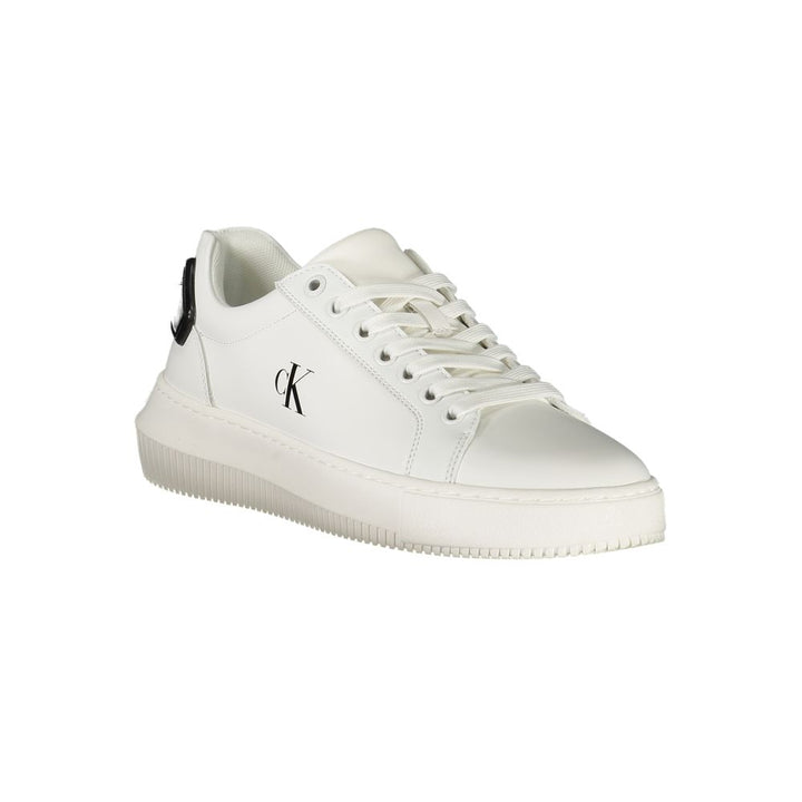 Women’s Calvin Klein Bianco Polyurethane Women Sneaker