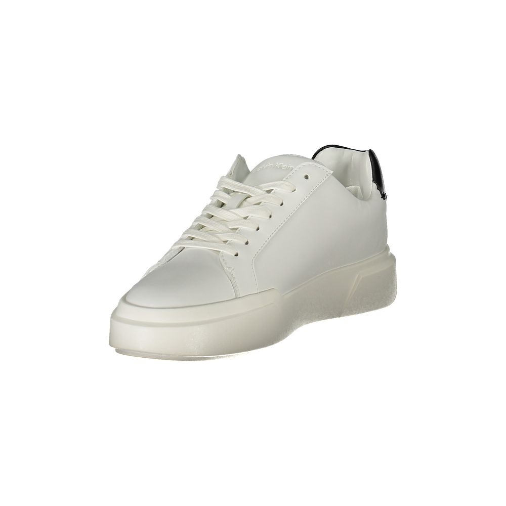 Women’s Calvin Klein Bianco Polyurethane Women Sneaker