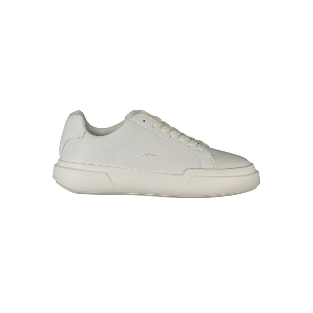 Women’s Calvin Klein Bianco Polyurethane Women Sneaker