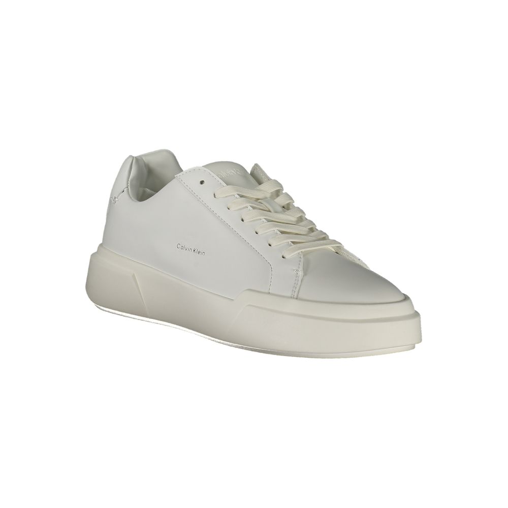 Women’s Calvin Klein Bianco Polyurethane Women Sneaker