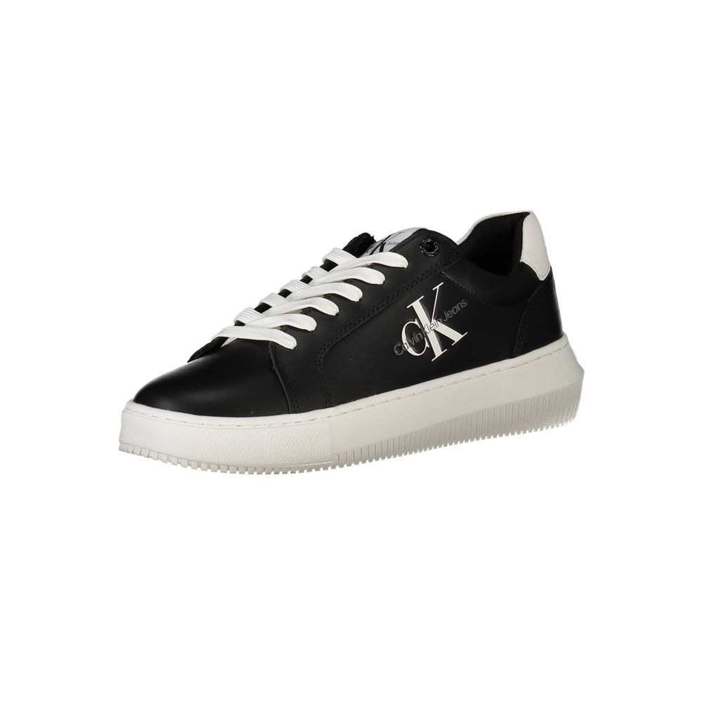 Women’s Calvin Klein Black Leather Women Sneaker