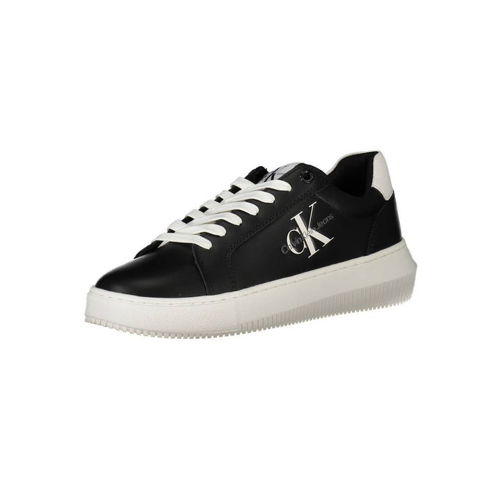 Women’s Calvin Klein Black Leather Women Sneaker