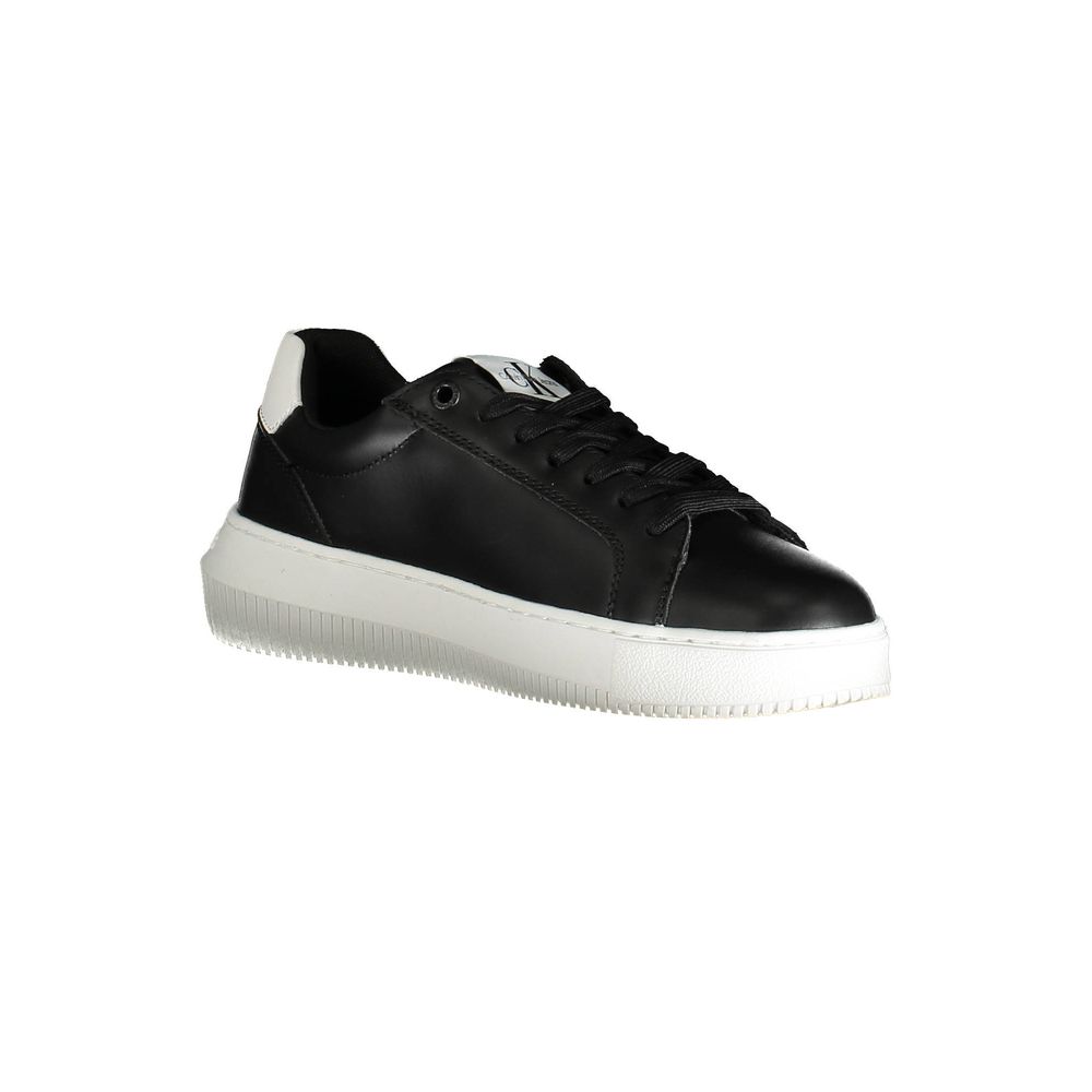 Women’s Calvin Klein Black Leather Women Sneaker
