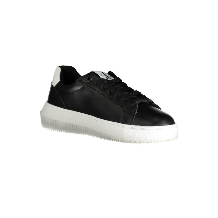 Women’s Calvin Klein Black Leather Women Sneaker