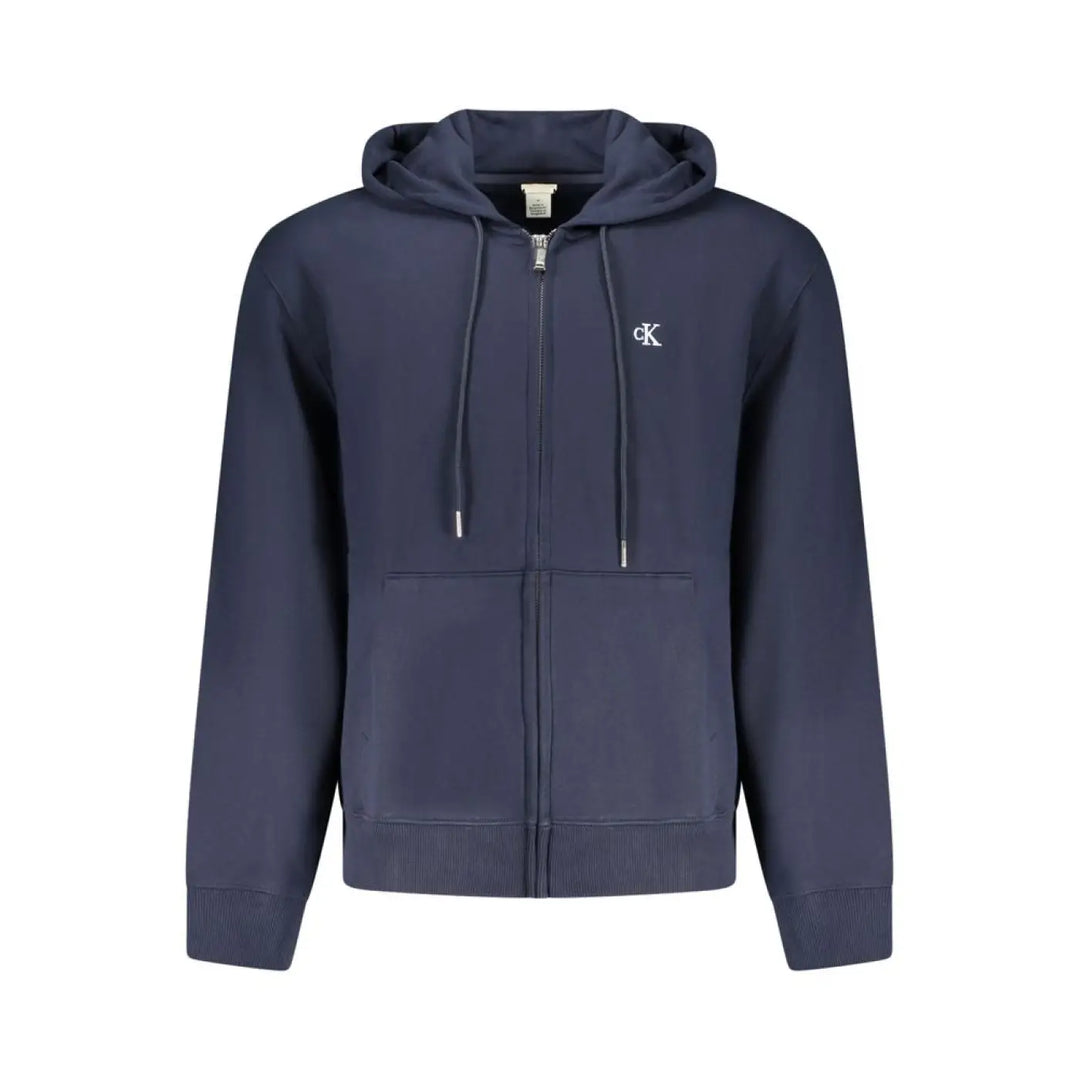 Women’s Calvin Klein ?Blu Cotton Men’s Hooded Sweatshirt’