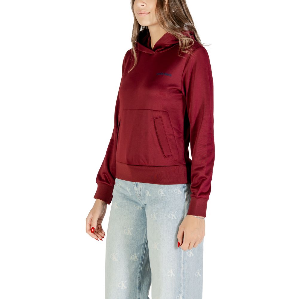 Women’s Calvin Klein Bordeaux Cotton Hoodie