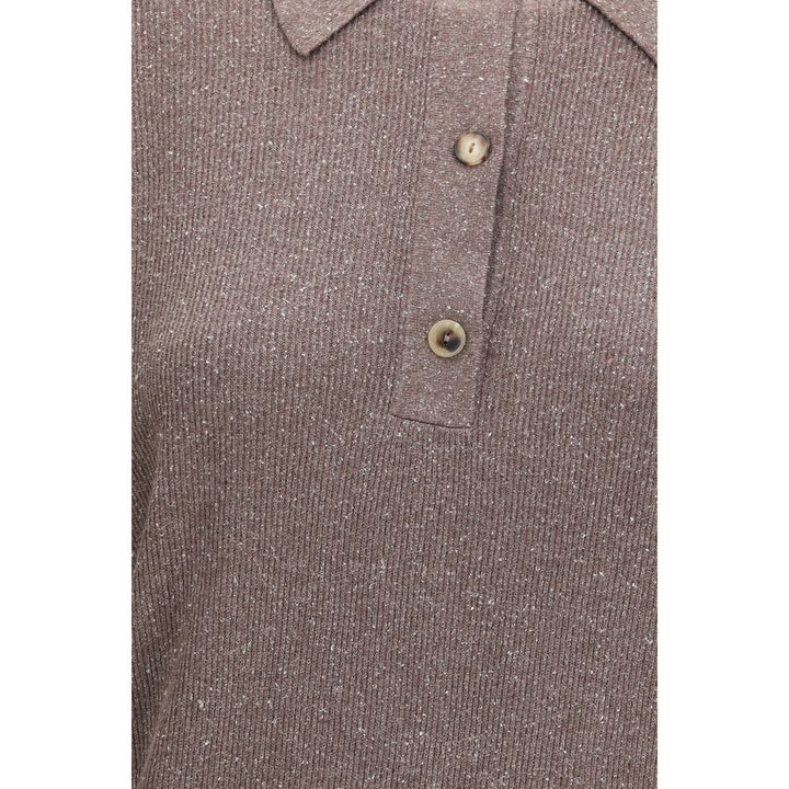 Women’s Calvin Klein Brown Silk Sweatshirt