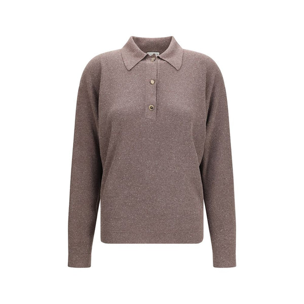 Women’s Calvin Klein Brown Silk Sweatshirt