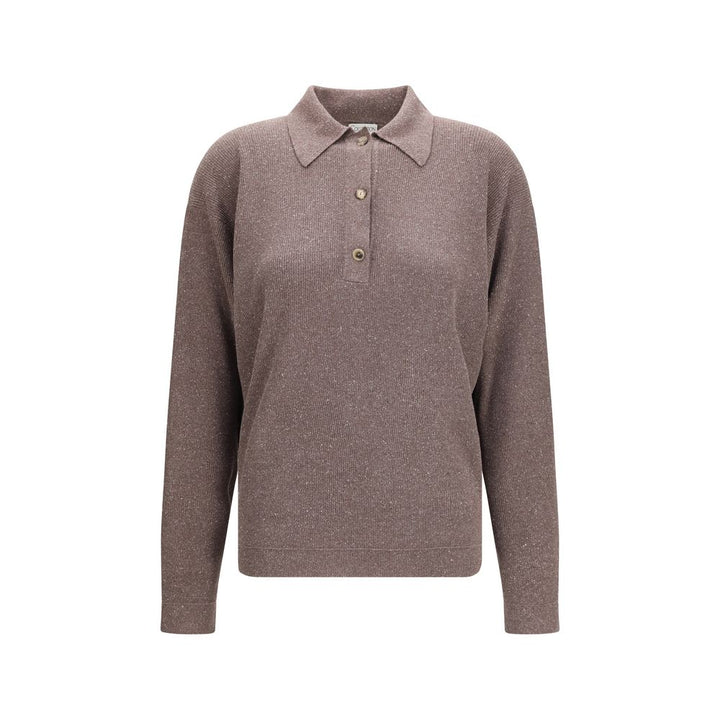 Women’s Calvin Klein Brown Silk Sweatshirt
