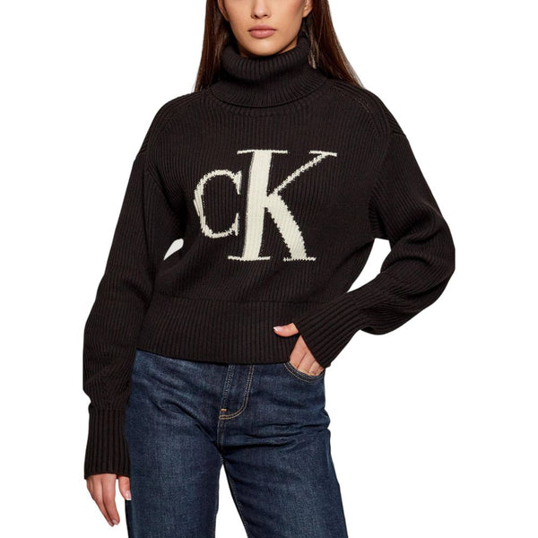 Women’s Calvin Klein Jeans Black Cotton Sweatshirt