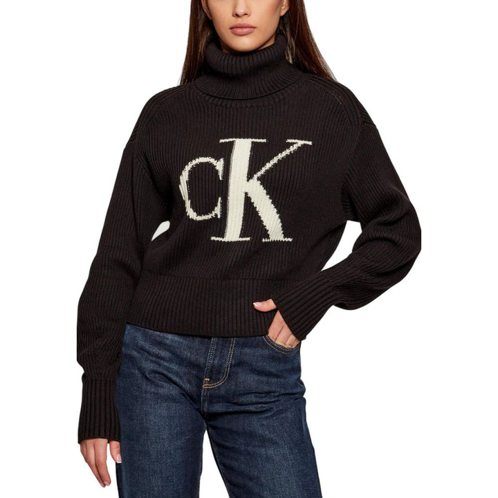 Women’s Calvin Klein Jeans Black Cotton Sweatshirt