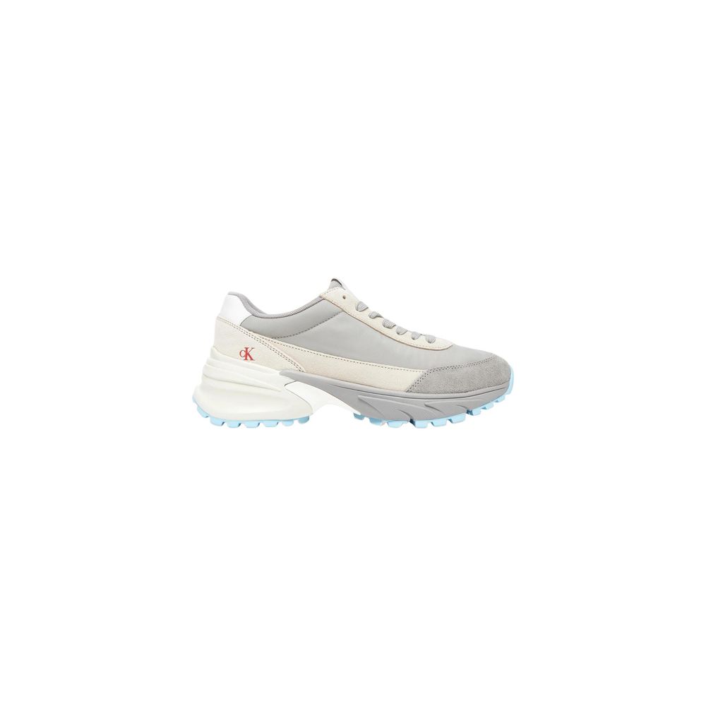 Women’s Calvin Klein Jeans Gray Suede Leather Athletic Sneakers