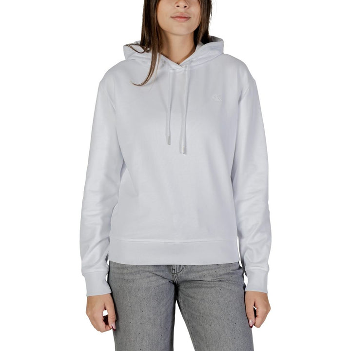 Women’s Calvin Klein Jeans White Cotton Hoodie