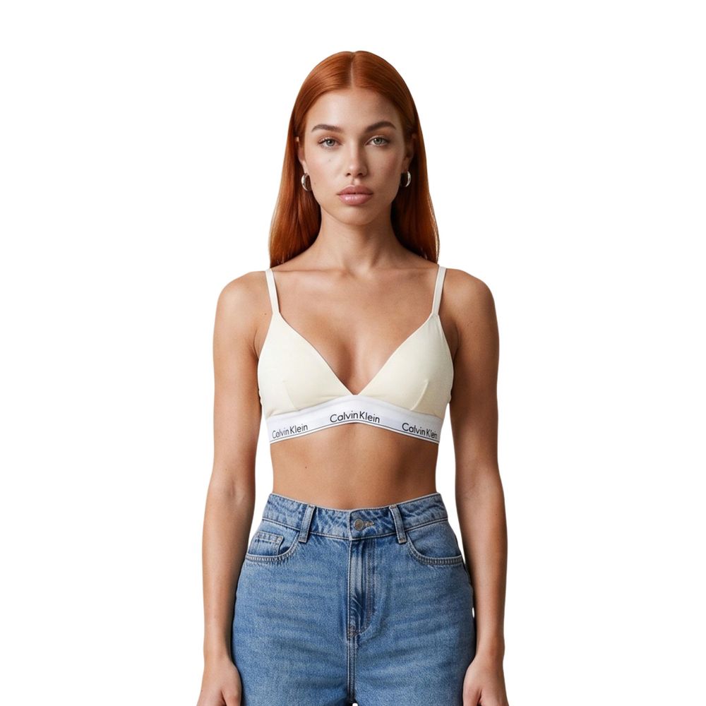 Women’s Calvin Klein Underwear Beige Cotton Bra